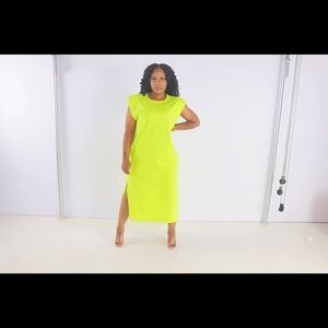 Neon Yellow Dress